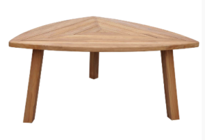 outdoor triangle table