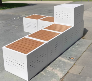 modular garden bench